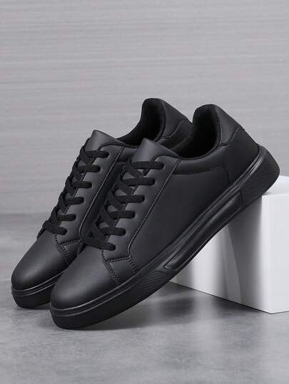 Plus Size Men's Summer New Breathable Casual White Shoes, Korean Style Leisure Sneakers, Versatile And Fashionable For Students