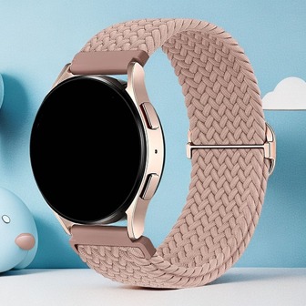 1pc 18mm Stretchy Braided Loop Compatible With Garmin Venu 3S/Venu 2S/Forerunner 265S/255S/Vivoactive 4s/Vivomove 3s/Move3S/Active S Watch,For Woman Man, Sport Elastic Loop Replacement Bracelets Watch Strap Compatible With HW Watch GT5 41mm/GT 5 Pro 42mm/GT4 41mm/Fossil GEN6 42mm Smart Watch