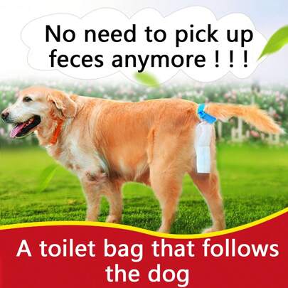 1pc Leash Waste Bag Holder For Picking Up Dog Poop, Portable Pet Dog Poop Scooper Bag Dispenser, Outdoor Pet Supplies