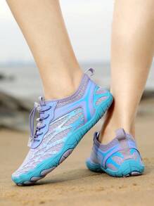 Zapatos de 5 dedos para hombres y mujeres, adecuados para fitness, yoga, playa, livianos y cómodos, ideales para senderismo - Morado - Ver 5