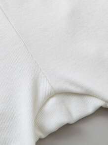 mini bala Baby Girl Soft Stretchy Leggings - Breathable Elastic Infant Pants - Original White - View 7