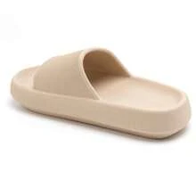 Slippers With Arched Insole And Thickened Soles - Beige - View 3