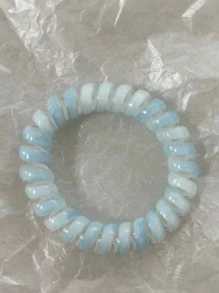 5件装女士发圈甜美碎花发带手机圈头饰发绳绑头发高弹力ins风清新搭配