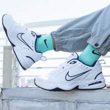 Nike Men's Air Monarch IV Cushioned Training Shoes, Casual Sports Shoes, Fashion Chunky Sneakers, 415445-102 - White - View 7