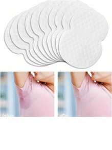 10/20/30/50pcs Sports Sweat Patch, Ultra-Thin Breathable Invisible Sweat Pads, Unisex Disposable Underarm Pads For Body Sweat Protection, Odorless Non-Sweat Armpit Liners, No Stain On Sportswear
