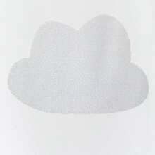 Atmosphera "Nuage" wit kindergordijn 140x240cm. Gratis verzending 24/72u.