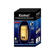 Kemei KM-TX3 High-Tech Electric Shaver & Beard Trimmer For Men - LCD Display, Reciprocating Blade Head For Precision Shaving & Trimming - Multicolor - View 7