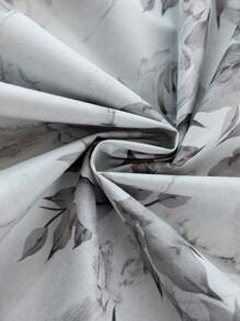 1 件全新花卉鸟图案 100% 遮光双层复合窗帘，家庭隔热，适用于客厅、卧室、办公室、派对和日常装饰 - 彩色 - 查看 6