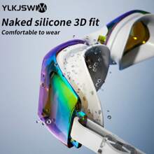 YLKJSWIM Unisex Swimming Goggles, Anti-Fog & Leak-Proof, Maximum Comfort Adjustable Dual Strap, Mirrored/Non-Mirrored Lens Swimming Goggles Pool Accessories, Beach Essentials, Beach Accessories, Pool Float