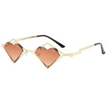 Gafas unisex con montura con forma de corazón 848