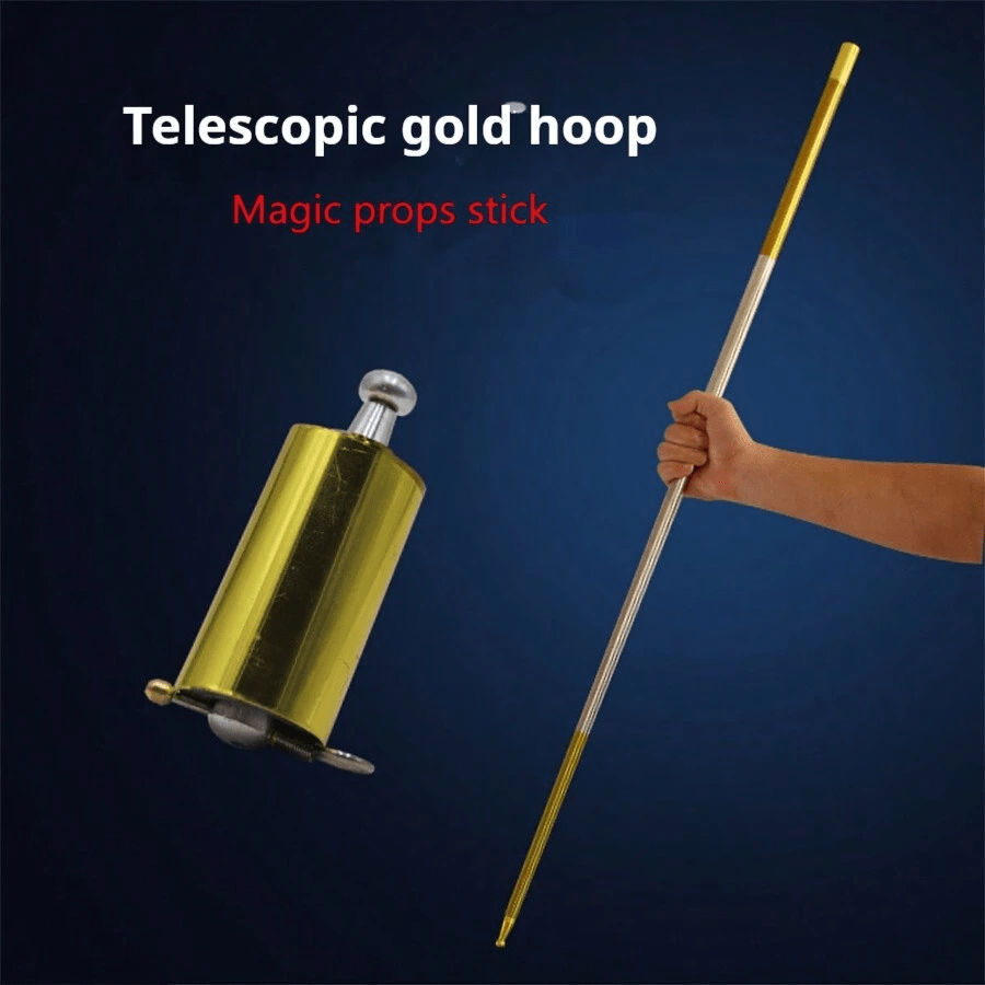 Expandable Metal Pole - Collapsible & Foldable - Magic Trick Prop - Holiday Gift - April Fool's Day Gift - Easter Gift - Halloween Gift - Christmas Gift