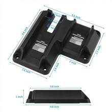 Support magnétique d'arme à feu tactique 2 en 1 pour véhicule, support de pistolet magnétique dissimulé rapide pour voiture, camion, bureau