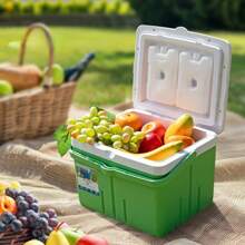 5L/8L/13L Quart Camping Cooler - Hard Ice Retention Cooler Lunch Box - Portable Small Insulated Cooler, Sportsman, Latitude, Outdoor, Camping, Leisure, Fishing, Green