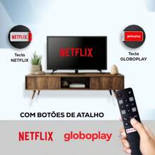 Controle Remoto Tv Smart Android 4k Led - Preto - Visão 4