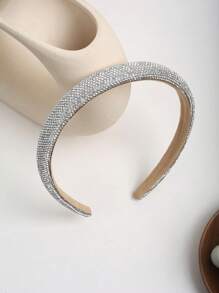 Diadema elegante y lujosa con cristales brillantes, tocado para novia, boda y fiesta