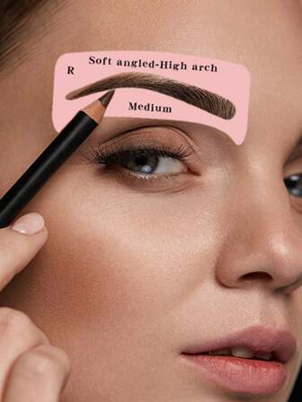 4张眼妆模板卡，眼妆辅助贴纸，新手简易眼妆工具，眼影眼线贴纸，化妆工具，价格实惠，圣诞礼物，化妆品，化妆工具，便宜好物，礼物，女士礼物，圣诞礼物