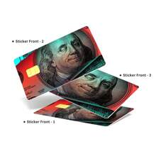 4pcs Ultrathin Vinyl No-Residue Stickers Suitable For Credit Cards, Debit Cards, Metro Cards, Key Cards, Skin Protection And Personalization, Ultrathin Waterproof Anti-Scratch Anti-Slip