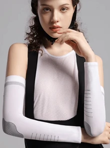1 para letnich, zewnętrznych, chroniących przed słońcem rękawów, unisex do jazdy samochodem, wędkowania, jazdy na rowerze, uprawiania sportu, bezszwowe, jedwabne, chroniące przed promieniowaniem UV, ochraniacze na ramiona