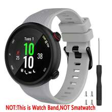 Compatible With Garmin Forerunner 45 Band, Soft Silicone Sport Replacement Watch Band, Fitness Strap Bracelet Wristband For Garmin Forerunner 45 Smartwatch - Garmin Forerunner 45 - View 11