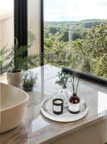 1 件台面和梳妆台托盘 - 硅胶皂液器托盘、防碎柔性浴室托盘、厨房水槽皂液瓶托盘、钥匙圈托盘、原装硅胶托盘（返校季） - 彩色 - 查看 3