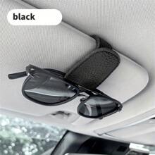 Pinza para sujetar gafas de sol en el coche, organizador magnético multifunción para gafas de sol para parasol de vehículo