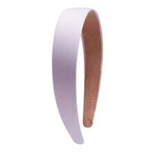 9pcs Plain Color Satin Thin Headbands, Minimalist & Versatile Retro Hairbands, Daily & Commuting Gift Hair Accessories