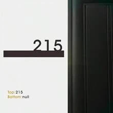 [Decoración ideal para oficina en casa] Placa de dirección personalizada de metal - Negro - Montada en la pared, sin necesidad de electricidad, ideal para la decoración del hogar y la oficina, excelente regalo de inauguración de casa y festivo