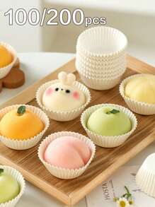 1000/500 papieren cupcakevormpjes, broodbakvormpjes, papieren muffinvormpjes, wegwerp bakbenodigdheden