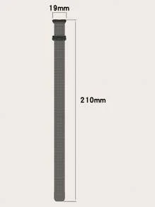 1 buc. Curea de ceas inteligentă milaneză din oțel inoxidabil, detașabilă magnetică solidă, compatibilă cu Band 8 / Band 9