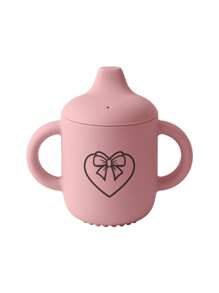 PopLittleOne 1PC硅胶婴儿吸管杯卡通图案婴儿杯子便携式婴儿水瓶固体婴儿餐具防漏婴儿奶瓶