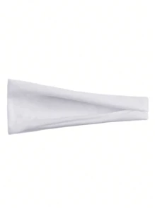 1pc Faixa de cabeça absorvente de suor esportiva, Faixa de cabelo para corrida e fitness, Proteção da testa, Casual