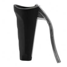 Alicates para avellanas y nueces, herramientas de cocina de aleación de Zinc, abridor de desgranadora con forma de embudo, alicates de abrazadera, Clip rápido para utensilios de castañas NWYL - Negro - Ver 2