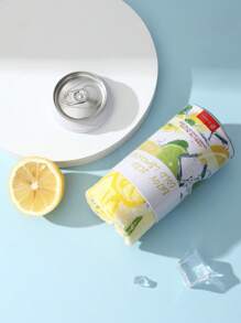 1 Pair Women's Lemon Patterned Mid-Calf Socks, Soft, Breathable, Casual Socks For Home, Travel, Party, Unique Gift For Family & Friends, Fashion , , All Season - Multicolor - View 5