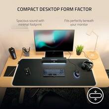 Razer Leviathan V2 X - Barra de Sonido para PC (con Controladores de Gama Completa, Formato Compacto, alimentación y Audio por USB Tipo C, Bluetooth 5.0, Chroma RGB) Negro - Leviatán V2 X - Ver 6