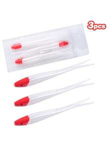 GOTURE Goture 3pcs Large Cuttail Fish, Forktail Fish Soft Lure, High Elastic TPR Material, Flexible, Durable, Realistic Swimming Action, For Saltwater Fishing