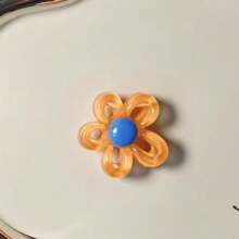10pcs Colorful Flower Shoe Charms For Clogs & Sandals Decoration, DIY Accessories (Handmade Product, May Have Minor Glue Overflow Or Defects On The Back That Do Not Affect Normal Use)