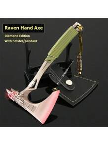 2025 New APXE Hero, Family Heirloom, Raven's Bite Axe Model Decor, Studded With Rhinestones In Leather Case/Pendant Version, Birthday Gift, Easter Gift, Holiday Gift Model
