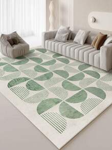 Dywan do wnętrz w stylu wiosenno-farmerskim z nadrukiem - antypoślizgowy, ultracienki, supermocny, dywan z nadrukiem - miętowy, odpowiedni do wystroju wnętrz w przedpokojach, sypialniach i salonach - rozmiar: 78,74*118,11 cali