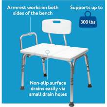 Banco de Transferencia para Bañera Carex, 12.4 Libras - 1 - Ver 6