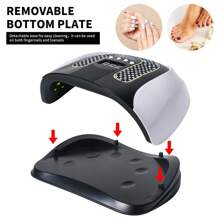 LIMEGIRL 全新大功率快干指甲灯，LED 指甲烘干机 UV 凝胶指甲固化灯 57 个 LED 指甲灯专业用于凝胶抛光干燥，美国插头 - 白色 - 查看 6