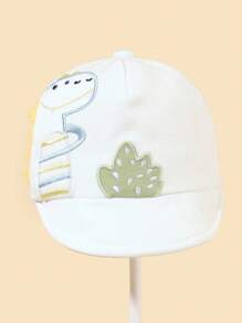 TUTUYA Gorra de béisbol para bebé, sombrero de sol para niños pequeños, gorra con visera suave con bordado de dinosaurio de colores múltiples