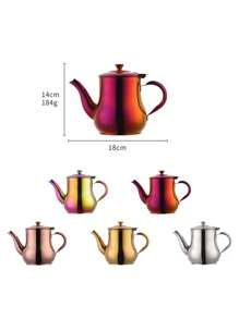 1 件耐热玻璃茶具套装，包括茶壶和 4 个杯子，家居和办公室装饰茶壶套装