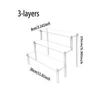 1pc Acrylic Multi-Layer Display Rack, Blind Box Storage Shelf, Collection Box, Storage Shelf, Ladder Rack For Toys And Collectibles