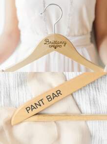 1pc Custom Wedding Hanger, Personalized Bride And Mr & Mrs Hanger, Engraved Stainless Dress Hanger For Bridesmaids, Bridal Shower Wedding Gift - Multicolor - View 27