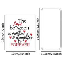 4pcs Mother & Daughter Love Wine Bottle Labels, Self-Adhesive Paper Wine Bottle Stickers, Perfect For Wine & Champagne Bottle Decoration, Funny Mother's Day & Birthday Gifts
