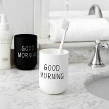 1/2PCS Portable Washing Mouth Cups Plastic Home Hotel Toothbrush Holder Bathroom Accessories Storage Cups Home Bathroom Decor Fall Decor Back To School - Multicolor - View 7