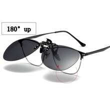 Multi-Color Summer Beach Holiday Unisex Eyeglasses, Round Shape Elegant UV Protection Clip-On Glasses Suitable For Fishing, Driving, Travel, Photography, Couples Clip-On Fit For Various Frames