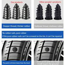 10pcs Tire Repair Plugs, Tubeless Tire Repair Kit For Motorcycles, Electric Bikes, Universal Tire Puncture Repair Tools, Fast Puncture Fix Without Damage - one-size - View 4