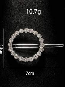 Rundes Haarspange mit Strass, geeignet für Frauen als Kopfschmuck im Alltag oder bei Hochzeitsveranstaltungen, ein modisches und einfaches Haarzubehör, und ein glänzendes Schmuckstück mit persönlicher Note. Haarzubehör, Haarstyling-Tools, Locken Haarzubehör Herbst, Reise, Haarstyling-Tools, Accessoires für Frauen, Harzeug, Herbst, Haar, Haarzubehör, Accessoires, Haarzubehör Reise, Haarzubehör, Accessoires für Frauen, Haaraccessoire, Haarzubehör für Frauen, Haarstyling-Tools, Harzeug, Schönheitsaccessoires, Geschenke, Reise, Geschenke für Frauen, Harzeug, Strumpfhalter