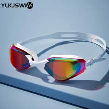 YLKJSWIM Unisex Swimming Goggles, Anti-Fog & Leak-Proof, Maximum Comfort Adjustable Dual Strap, Mirrored/Non-Mirrored Lens Swimming Goggles Pool Accessories, Beach Essentials, Beach Accessories, Pool Float